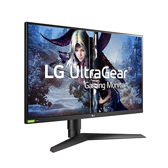 LG Ultragear 27-inch, Nano IPS -True 1 ms, 144 Hz, G-Sync Compatible, HDR 10, QHD Monitor, HDMI x 2,DP, Height Adjust & Pivot Stand - 27GL850 (Black)